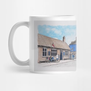 The White Hart and Aldeburgh Chip Shop Painting Mug